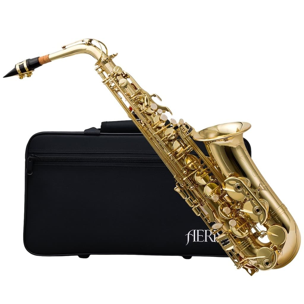 Saxofone Alto Laqueado Aeris As100 Com Estojo