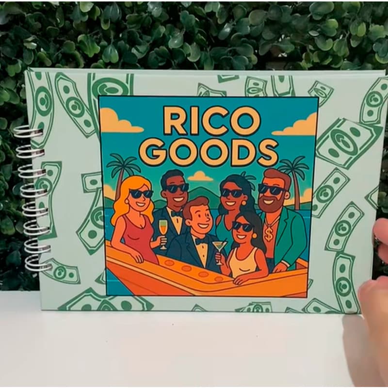 Rico Goods – Um livro de colorir da vida que a gente sonha  Color Book - Rico Goods