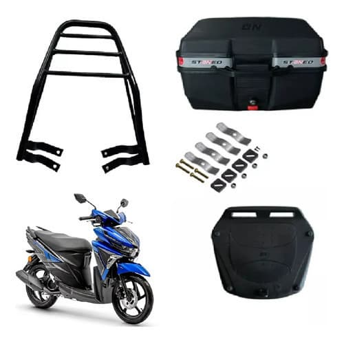 KIT BAGAGEIRO NEO 125 2014 a 2025 + BAULETO STONED 35L