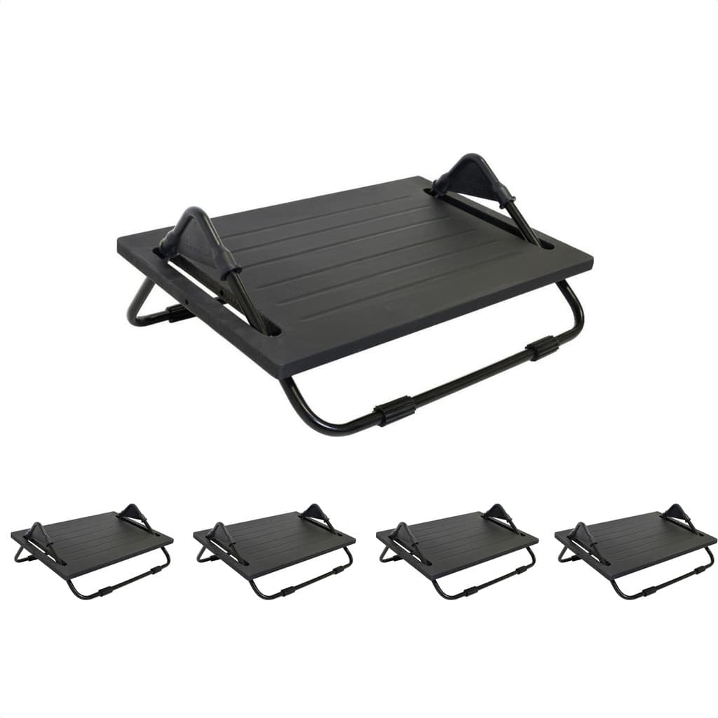 Kit 5 Apoios p/ Pés Ergonômico regulável MDF Multivisão PR