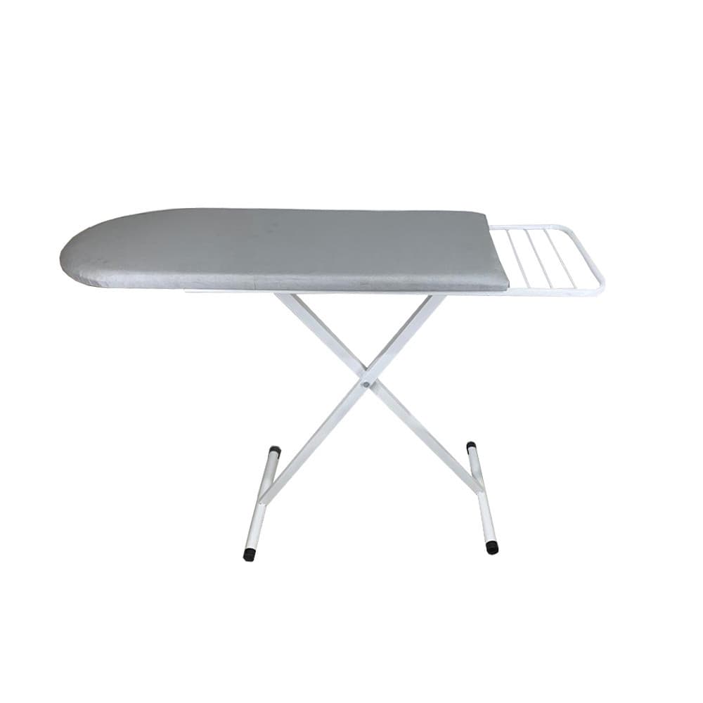 Mesa Tabua de Passar Roupa Passadeira 3 Andares Preto Branco Técido Térmico Dobravel Extra Forte Com Porta Ferro