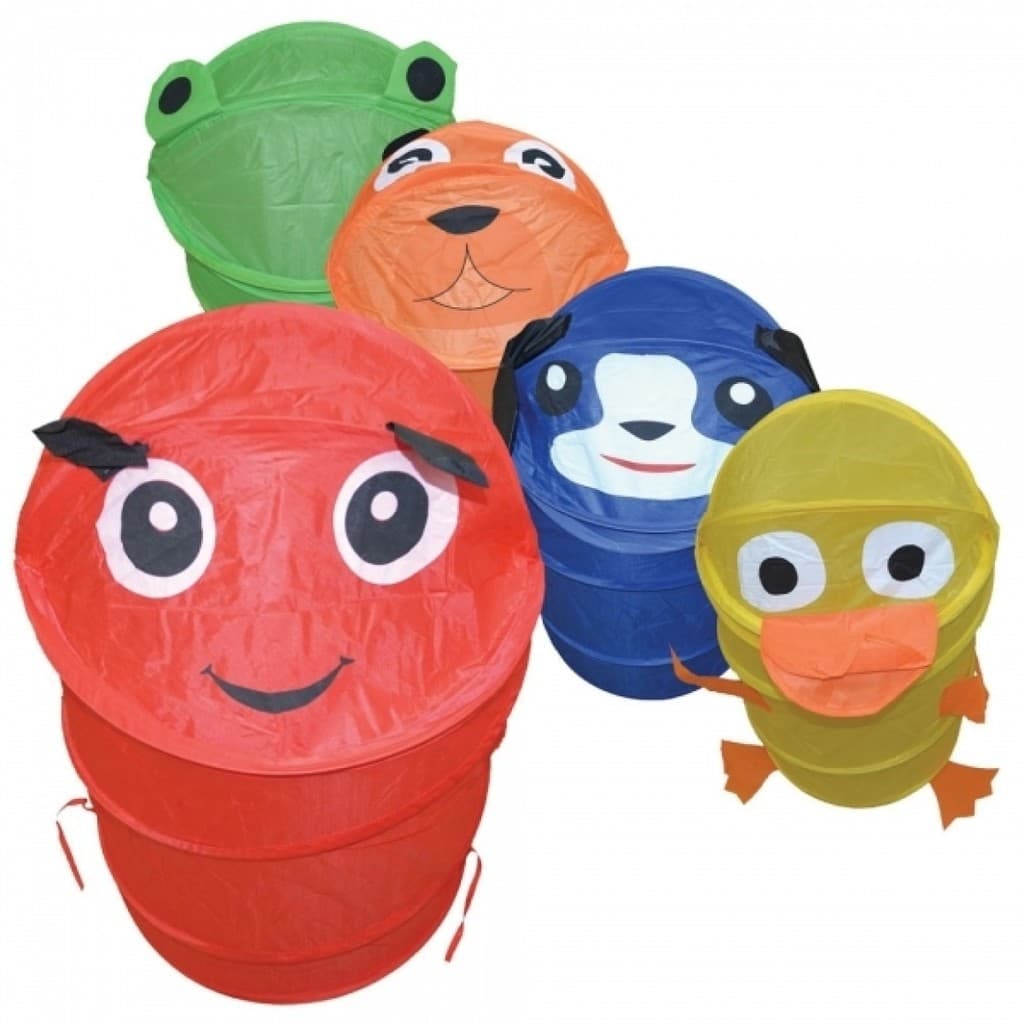 Cesto Dobrável Multiuso Bichinhos Roupas Brinquedos Infantl
