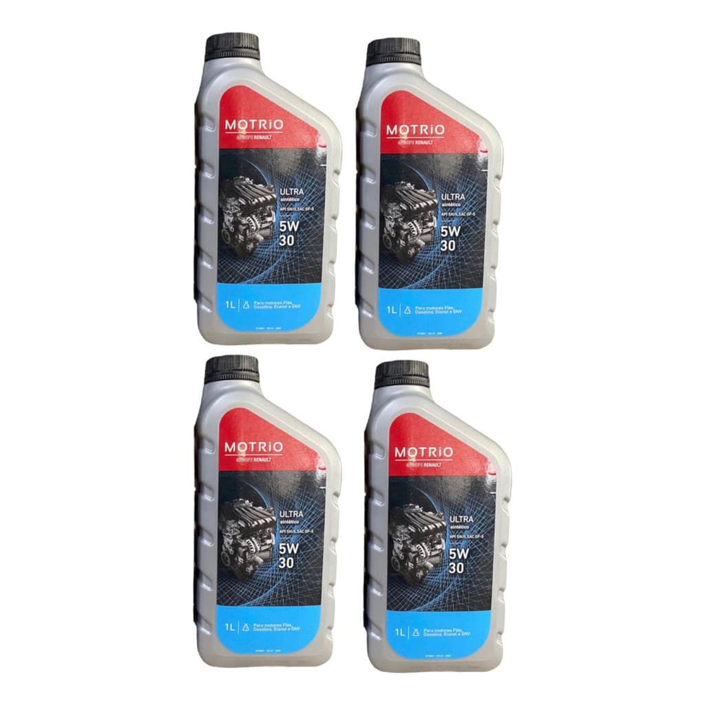4 - Litros De Oleo 5w30 Motrio Original Renault