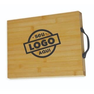 Tábua de Madeira Personalizada Gravada a Laser Com puxador