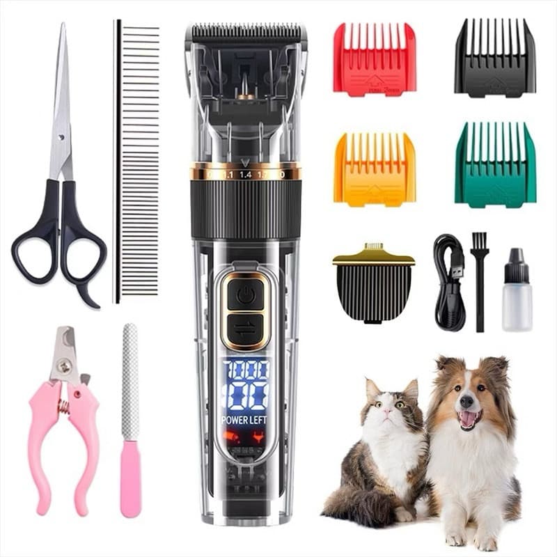 Kit Máquina De Tosa Profissional Para Pet Cortar Pelo Gato Cachorro maquina de tosar cachorro