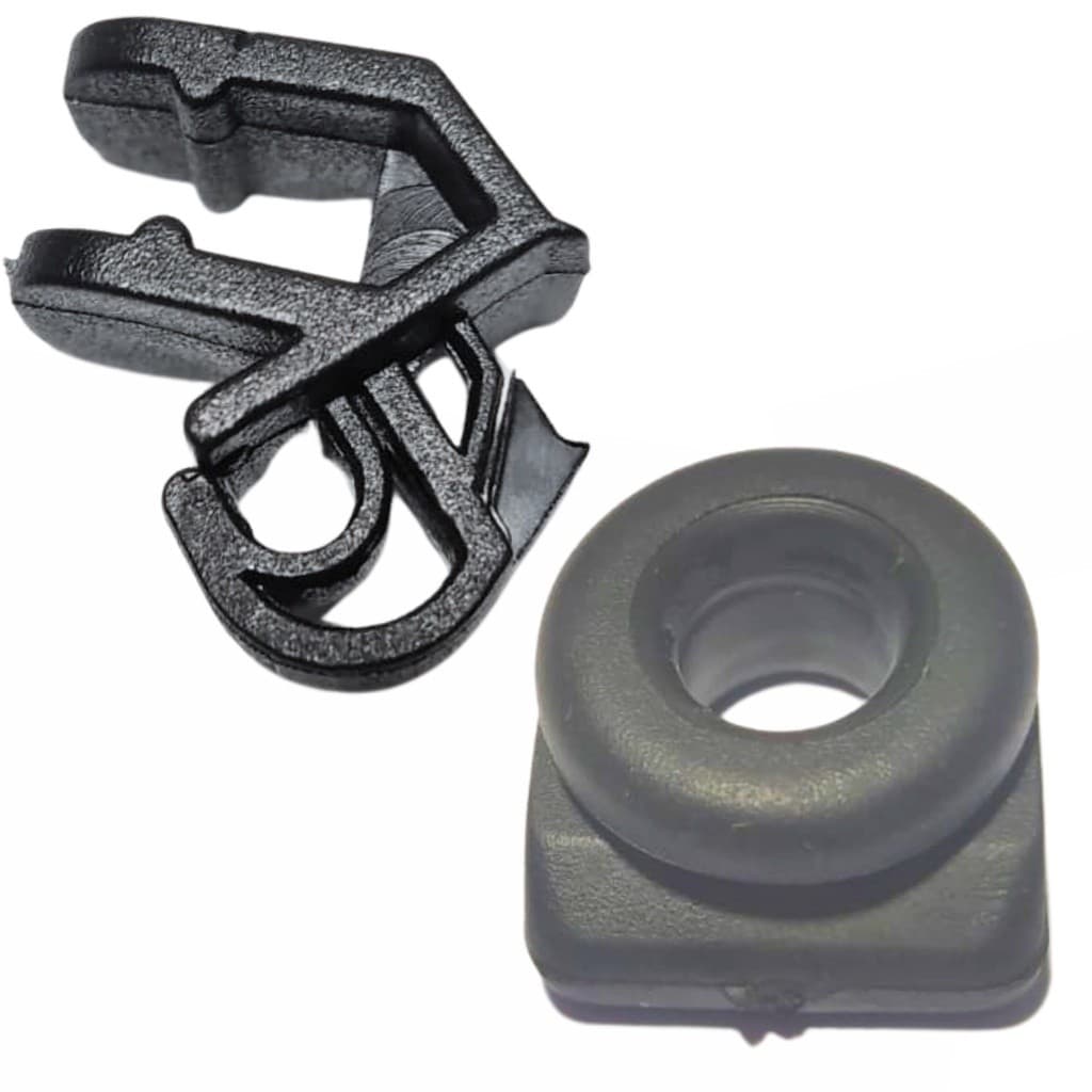 Kit Bucha Presilha Haste Vareta Capô Ford Ka Fiesta Courier