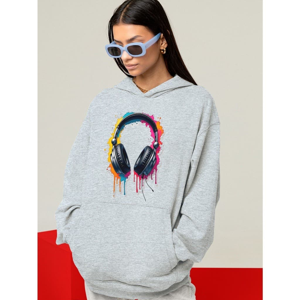 Blusa Moletom Música na Veia Som & Cor Streewear Oversized Unissex Ref-3418