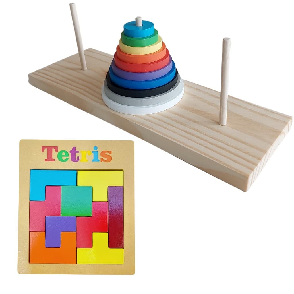 Torre de Hanói + Tetris 9 Peças