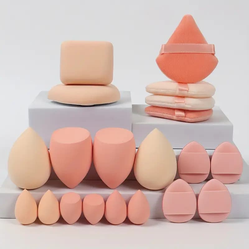 Kit 20 Esponjas Chanfradas — Design Prático, Toque Suave e Limpeza Eficiente