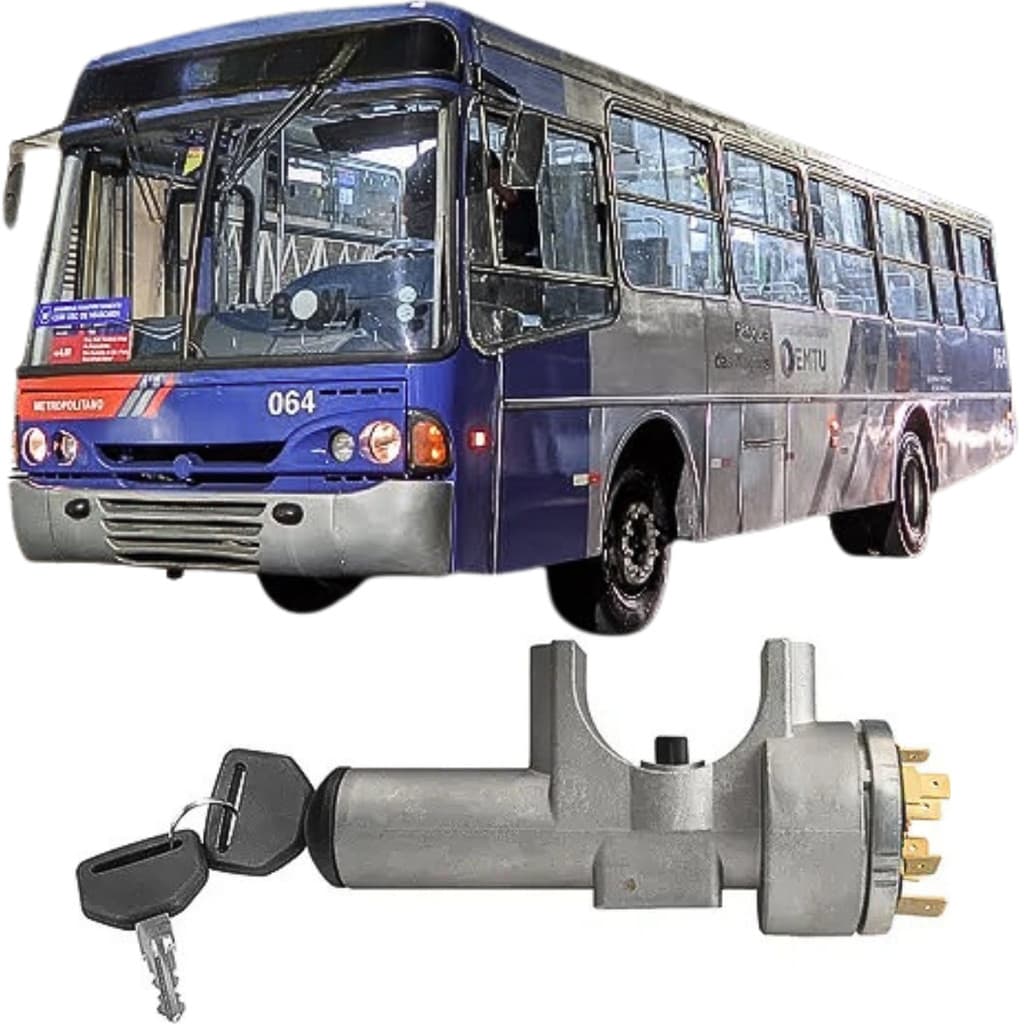 Trava Direção Cilindro Comutador Elétrico Onibus Vw 16180Co