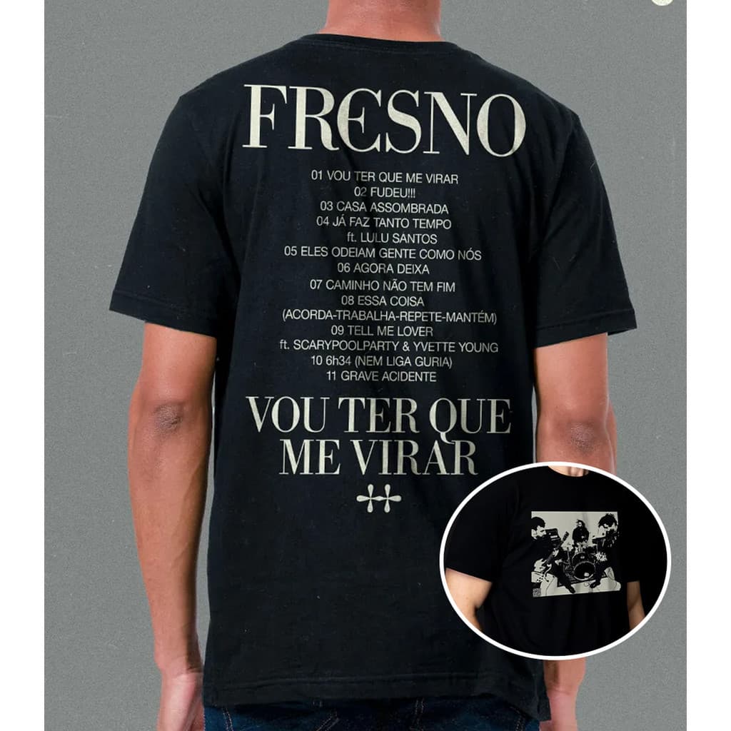 Camiseta Unissex Oversized Plus Size Feminina Masculina Fresno Banda, “A Minha Casa Assombra” + Fantasmas, Estilo Altern