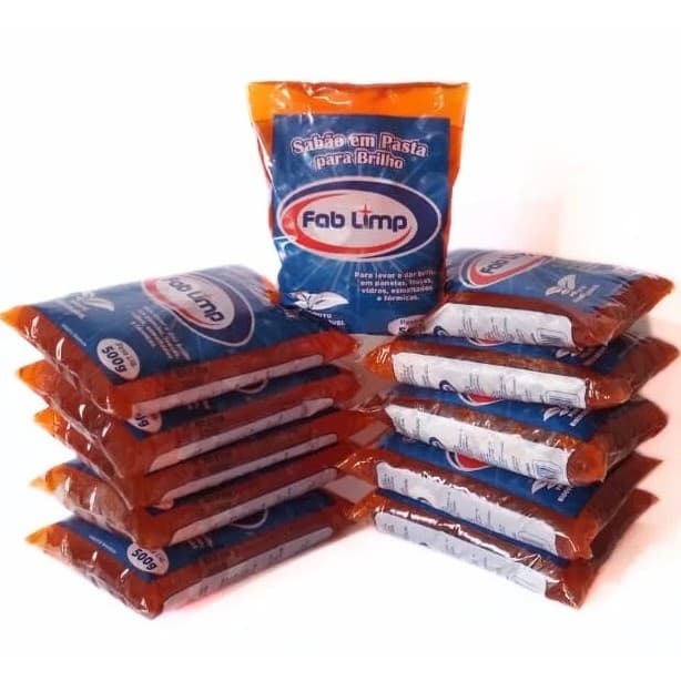 PASTA DE BRILHO FAB LIMP 500G