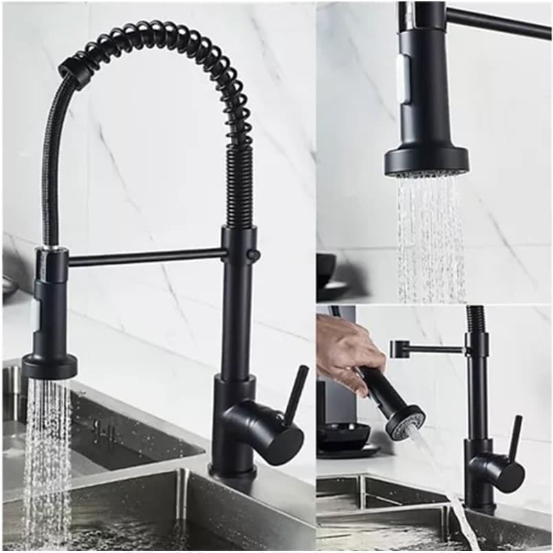 Torneira Gourmet Spray Móvel Misturador P/ Cozinha de Bancada