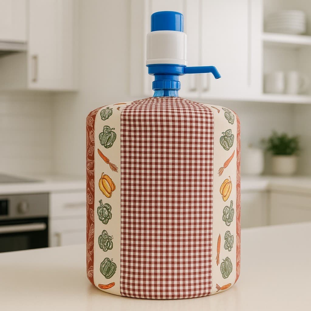 Capa para galão de água invertido de 20 litros Várias estampas Floral, frutal, vegetal e melancia