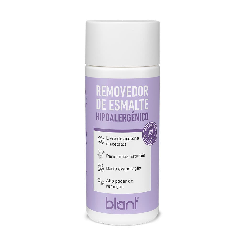 Removedor de Esmaltes Hipoalergênico Blant