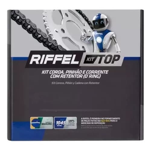 Kit Relação Transmissão Moto Kawasaki Ninja 250r 2008 a 2012 Ninja 300 2013 a 2018 Ninja Z300 2015 a 2019 Ninja 400 2018