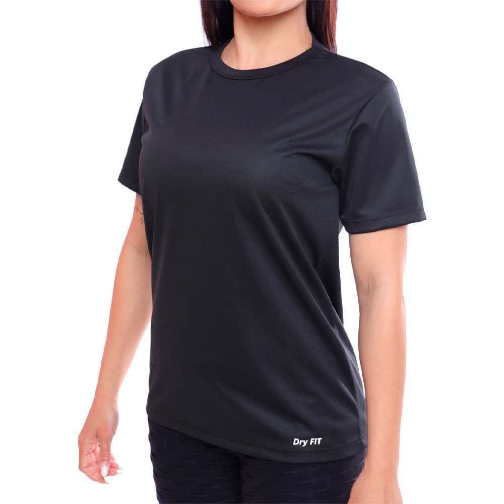 Camiseta Feminina Dry Fit Manga Curta Treino Academia Blusa
