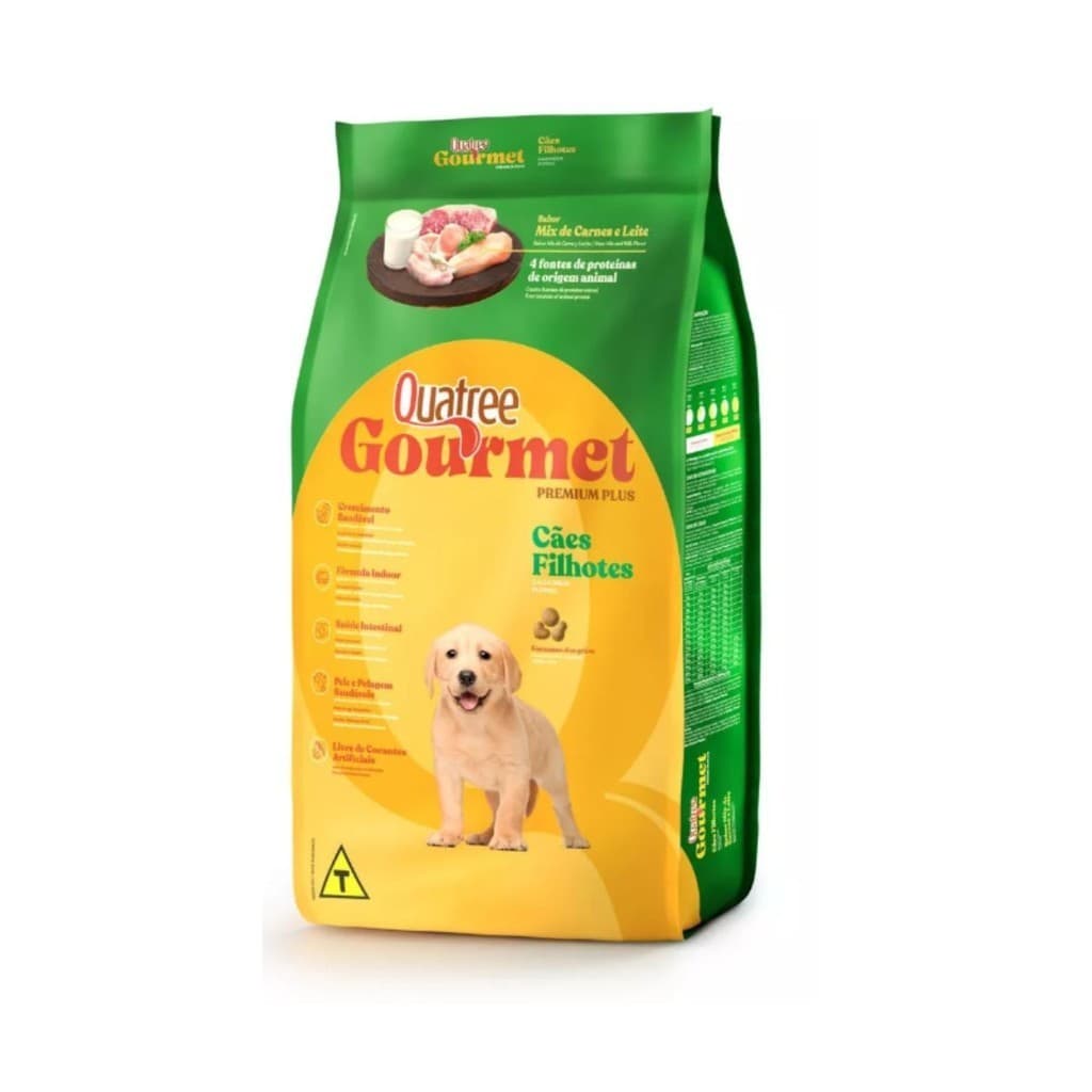 Ração Quatree Gourmet Cães Filhotes 10kg Rações 10 kg