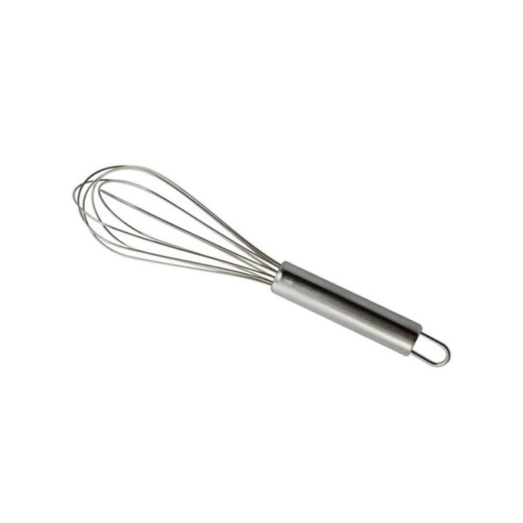 Batedor De Ovos Fouet Inox 29cm Manual Para Massas Bolos E Molhos