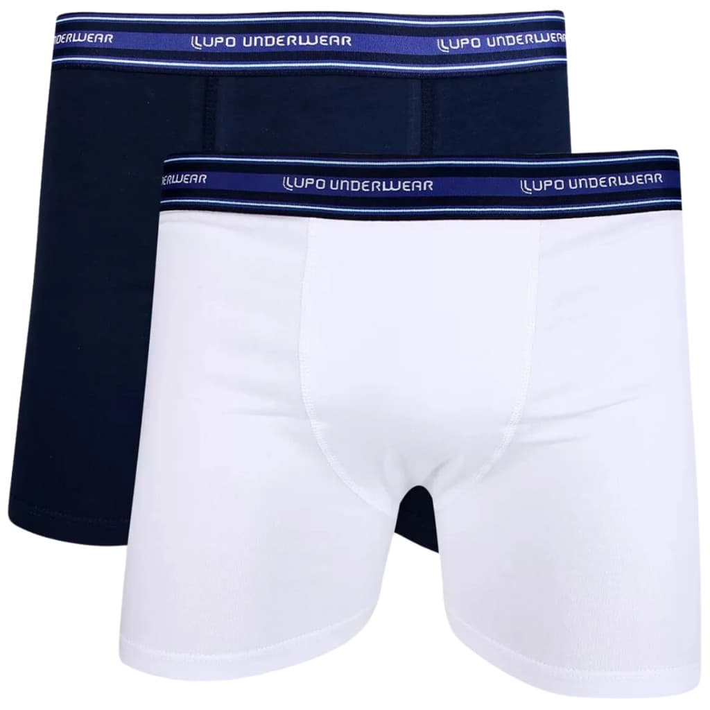 Kit Com 2 Cuecas Boxer Adulto Algodão Lupo