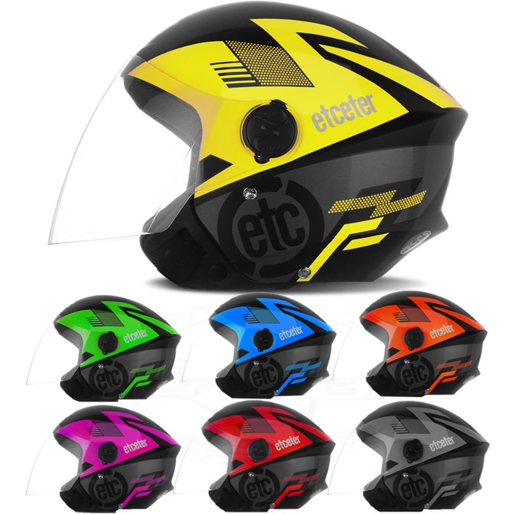 Capacete Moto Aberto Masculino Feminino Street New Liberty 3 Etceter Open Lançamento Promoção