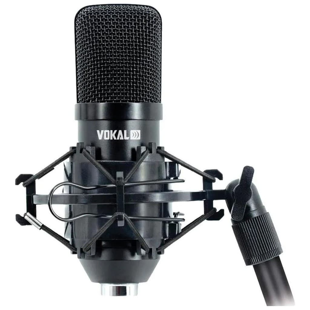 Microfone Condensador Vokal Sv80u Usb Streaming E Podcast