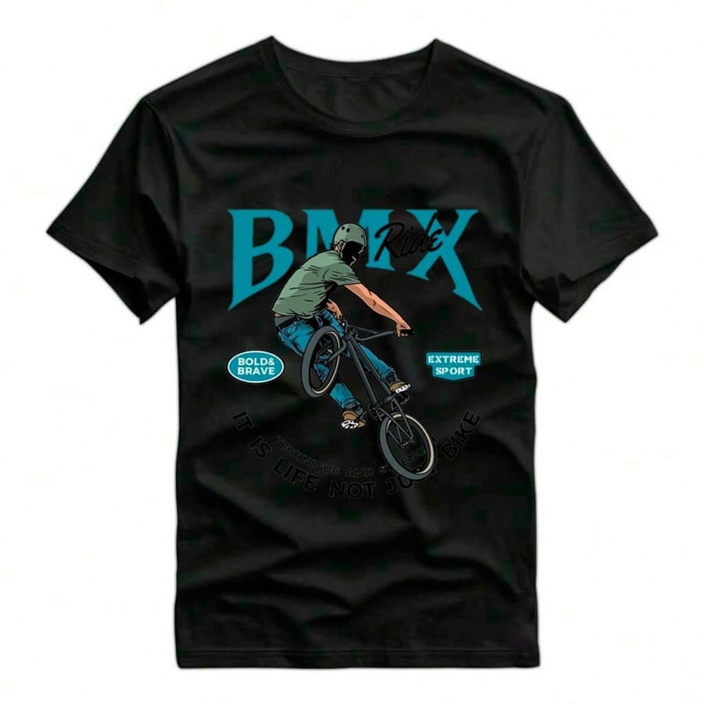camiseta bike Unissex 100% Algodão Streetwear Lançamento manga curta com gola redonda Estilo casual envio rápido  !!