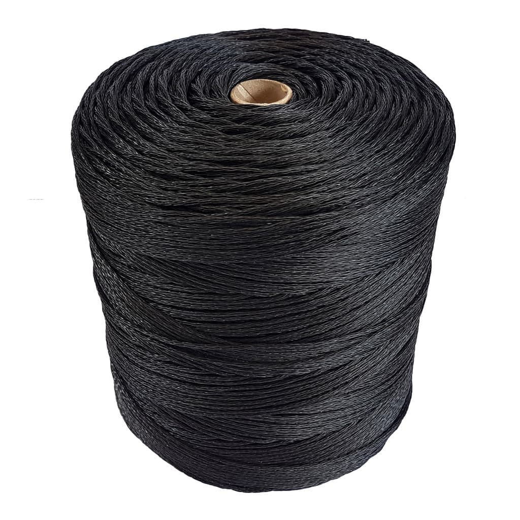 Bobina Corda Fio 4mm Trançada Polietileno - Preto