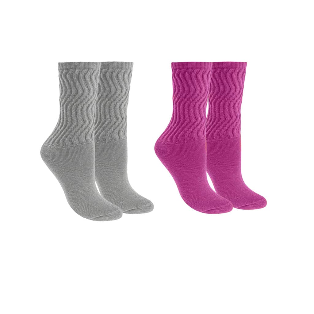Kit 2 Pares Meia Feminina Selene Aeróbica Cano Longo Algodao 4910