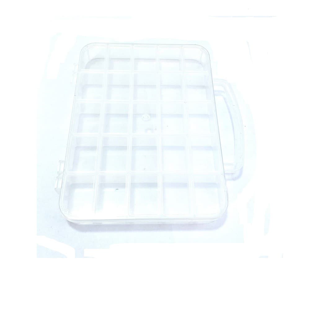 Maleta Plastica Organizadora Joy 25 Divisórias - Transparente