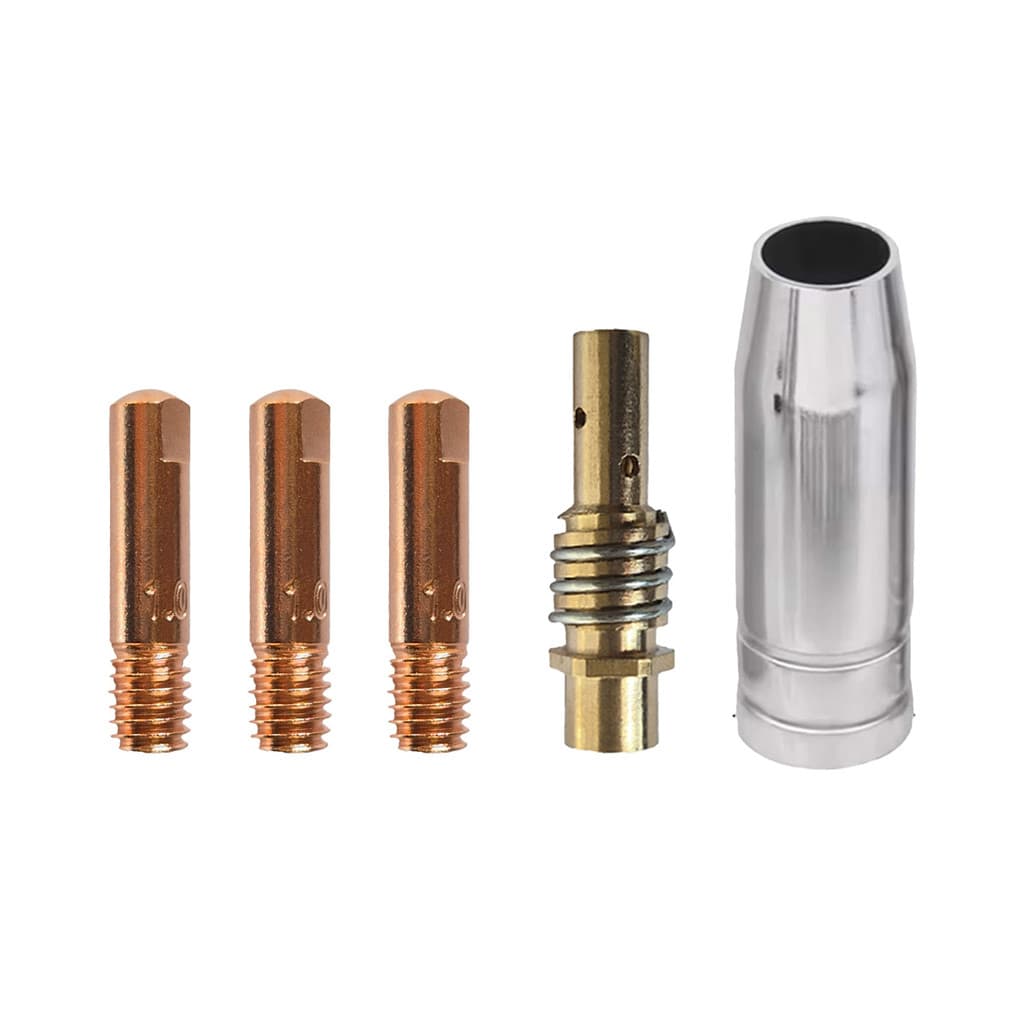 5 Pç Bico Difusor Bocal Tocha Solda Mig 0,8mm 1.0mm 15AK