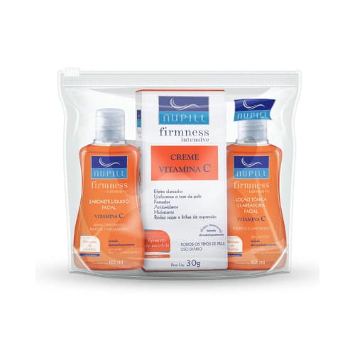 Kit de viagem Nupill Vitamina C com necessaire