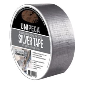 Fita Silver Tape Prata 45mm X 5m Unipega