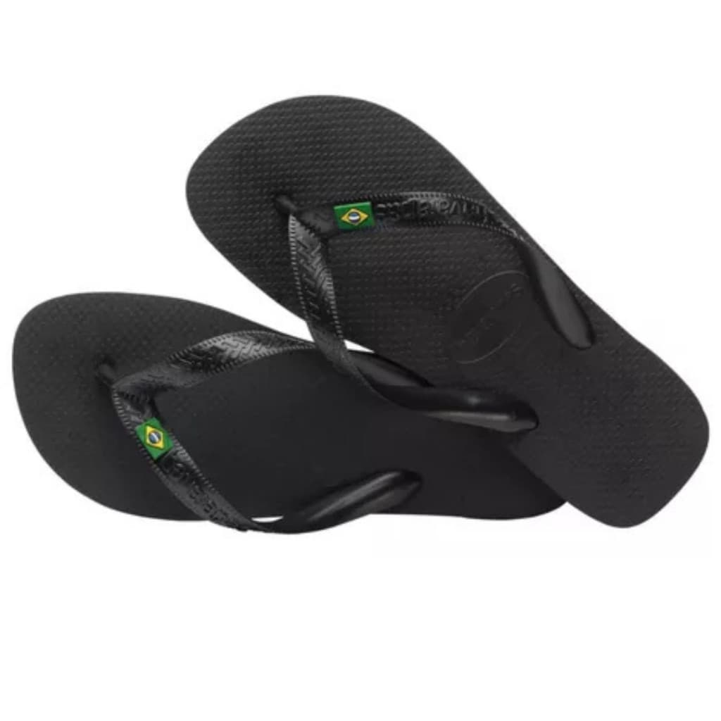 Chinelo Sandália Havaianas Brasil Preta Masculina e Feminina Original - ENVIO IMEDIATO
