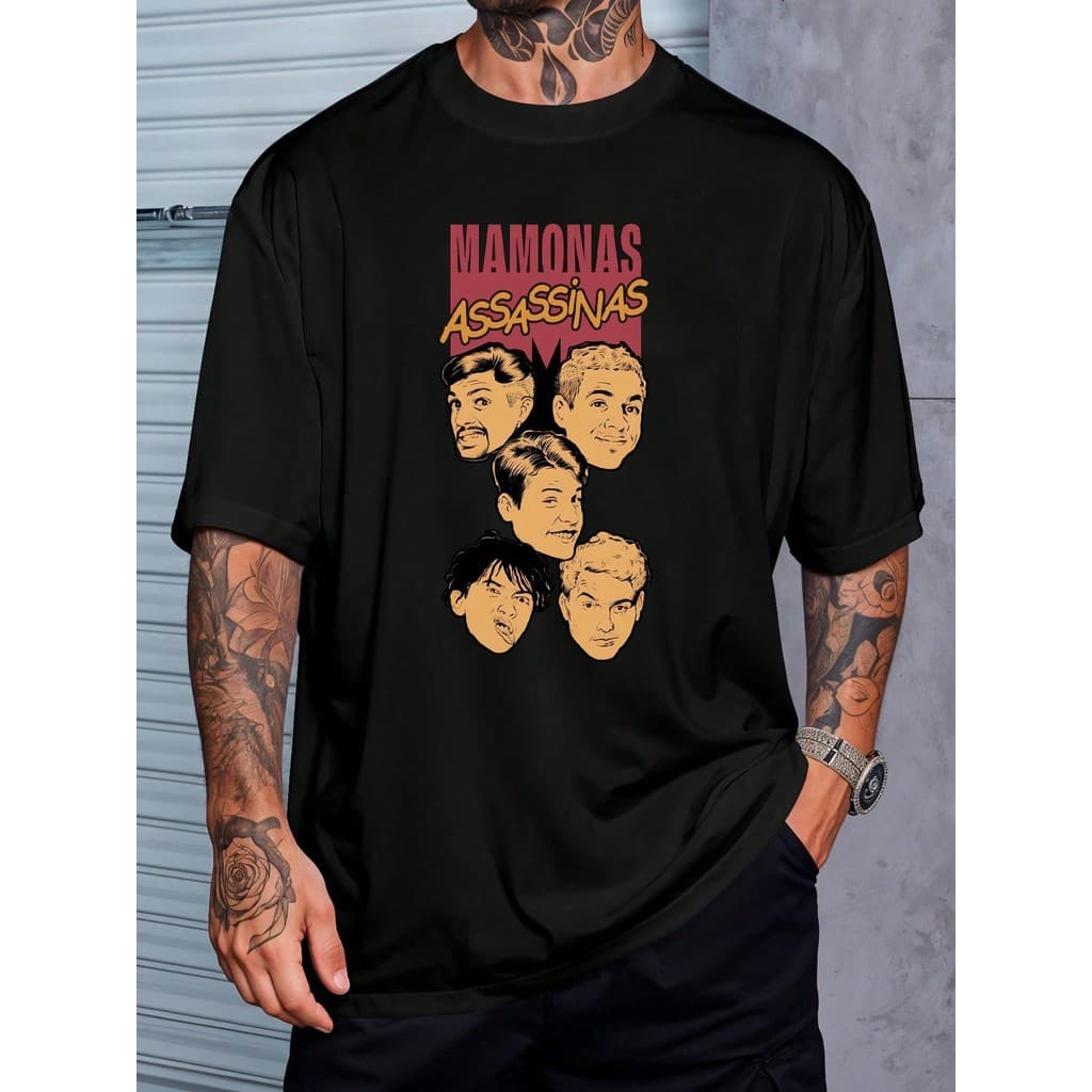 Camiseta Mamonas Assassinas Musica Brasileira Camisa Blusa Unissex Masculino Feminino 100% Algodão Streetwear Plus Size