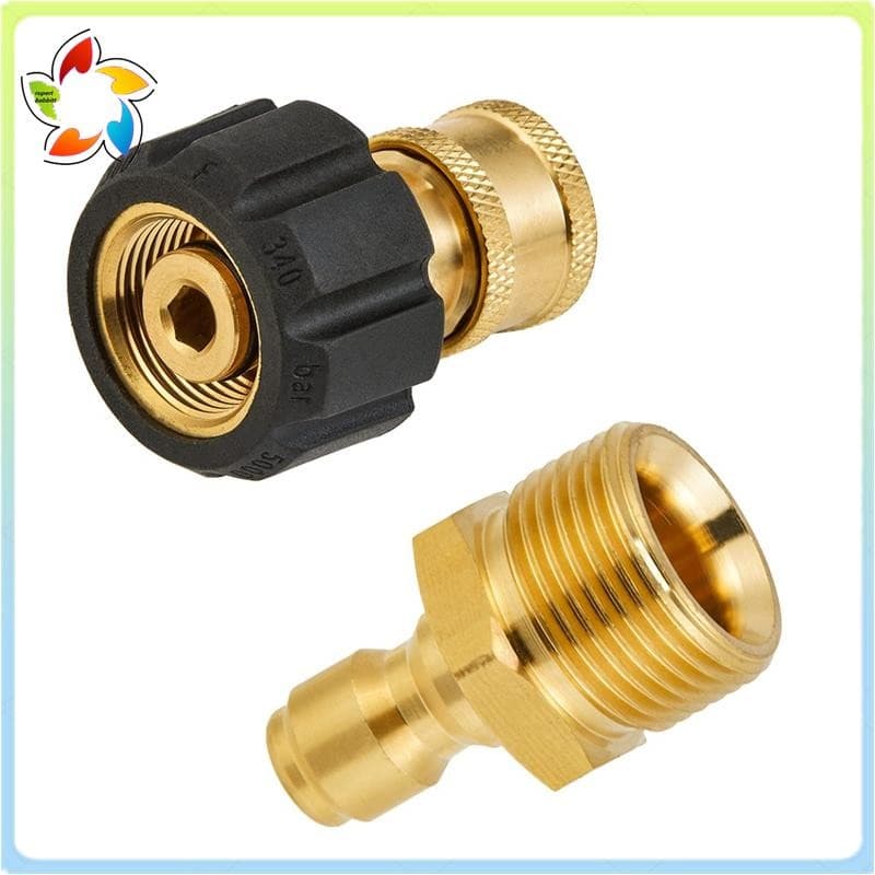 Conjunto De Adaptador De Lavadora De Alta Pressão Kits De Conexão Rápida Para Espuma De Neve M22 A De 1/4 Polegadas , 50