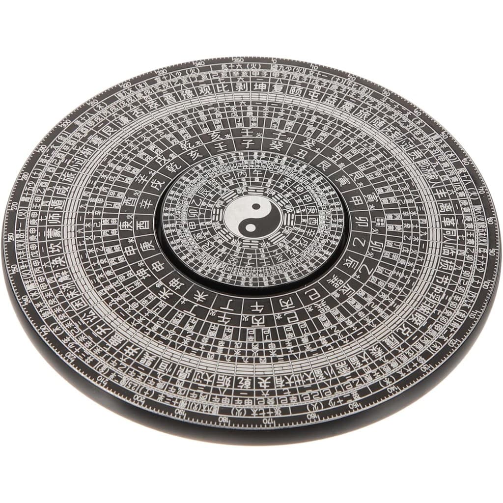 ABOOFAN Delicado Feng Shui Bússola Design Dedo Giratório Giroscópio Alívio Do Estresse Fidget Spinner Toy Melhora Habili