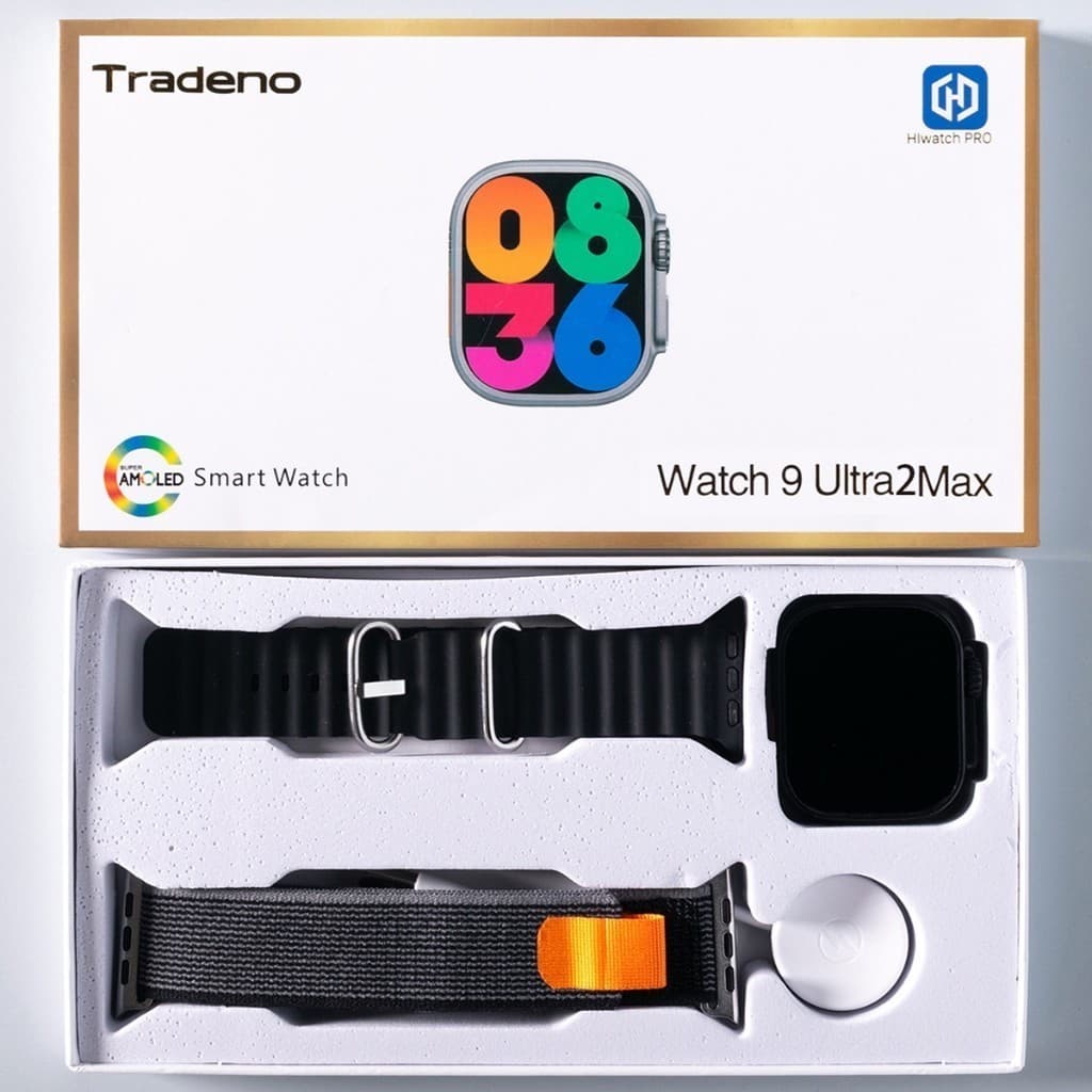 2024 Relógio Inteligente watch 9 ultra 2 max smartwatch série 9 ultra  SOS T10 U9 T900 android ios