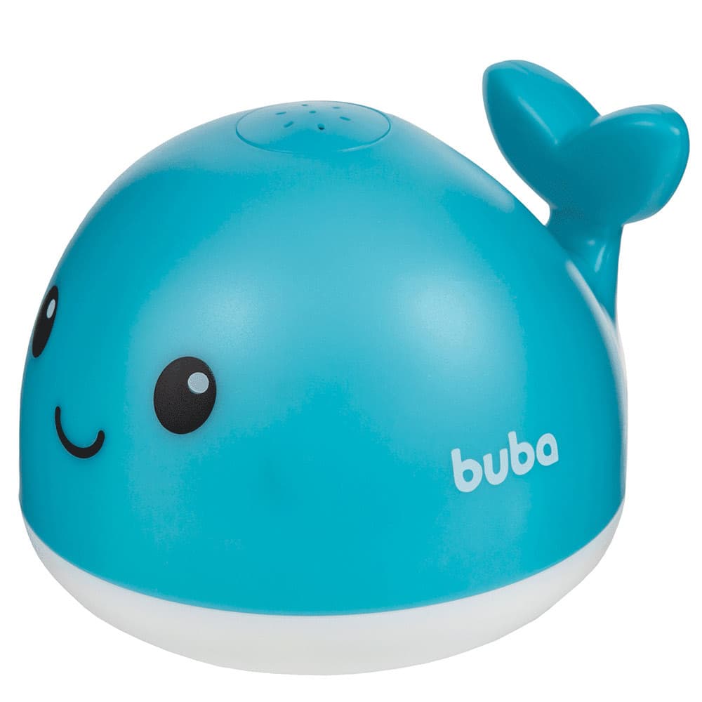 Baleia Esguicha Água Brinquedo De Banho Com Luz Bebê Buba