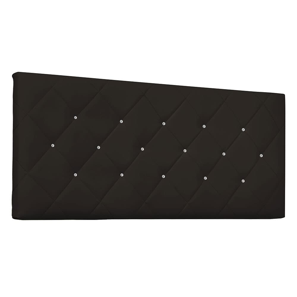 Cabeceira Painel Solteiro 90 cm Tânia Corano Marrom - Pallazio