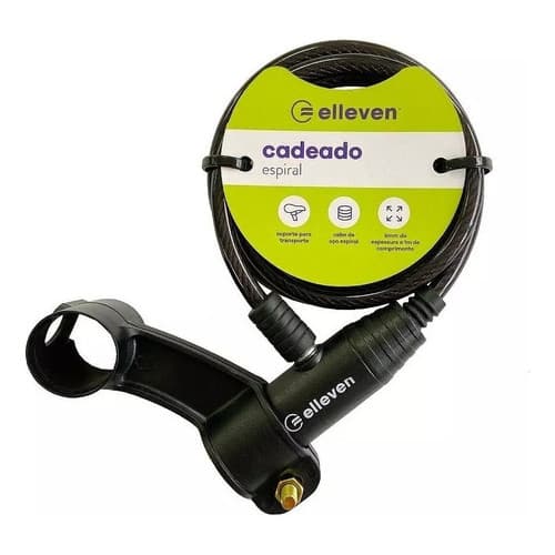 Cabo De Aço Segurança Cadeado Chave Bike Bicicleta Elleven