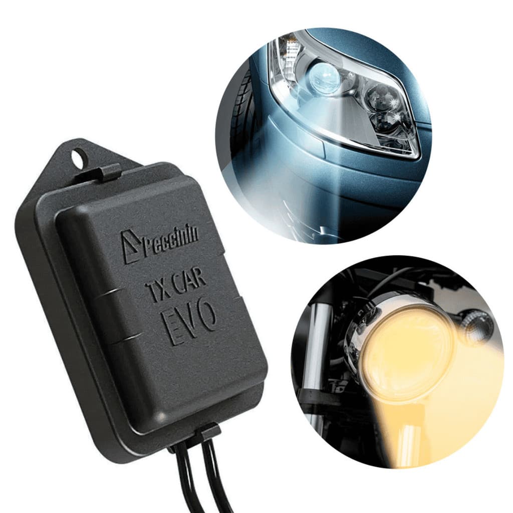 Controle Remoto Farol Carro Moto Luz Alta Nice Peccinin Tx Car Evo