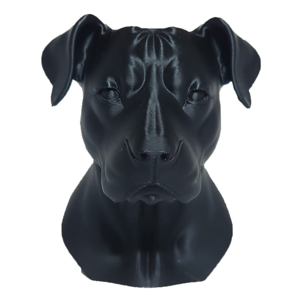 Estatua Busto Decoracao Animais Pet Cachorro Diversas Raças Pitbull Pug Bulldog Border Collie