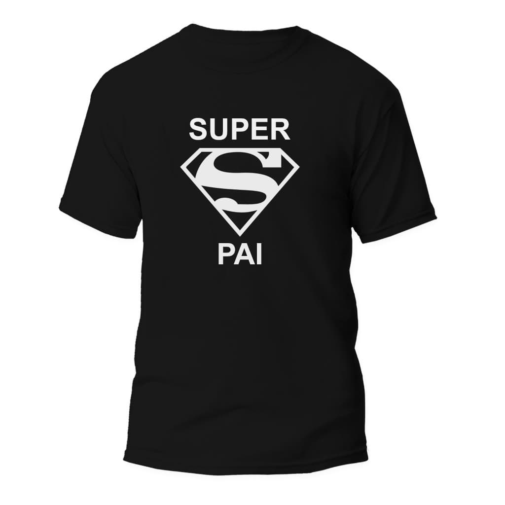 Camisa 30.1 Camiseta Dia Dos Pais Presente Super Pai Melhor Pai Premium Algodão Envio Imediato