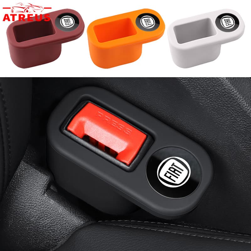 1Pc Fiat Cinto De Segurança Do Carro Soquete Capa Protetora Para Fiat Argo 500 Strada Mobi Bravo Toro Punto Uno Palio