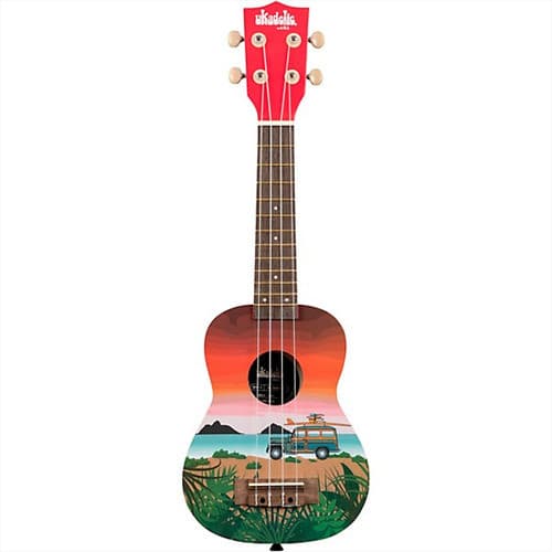 Ukulele Soprano Kala Graphic Ukadelic Acústico Uk-surfari