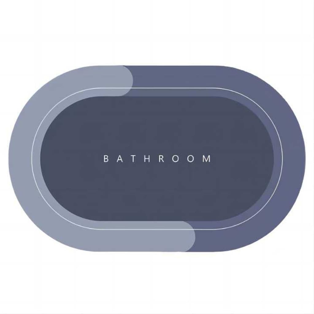 Tapete Oval para Banheiro Box Mágico Ultra Absorvente