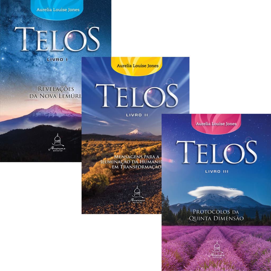 Kit Telos 1, 2 e 3 - Trilogia Completa | Sabedoria Espiritual e Autoconhecimento - Kit Telos 1, 2 e 3