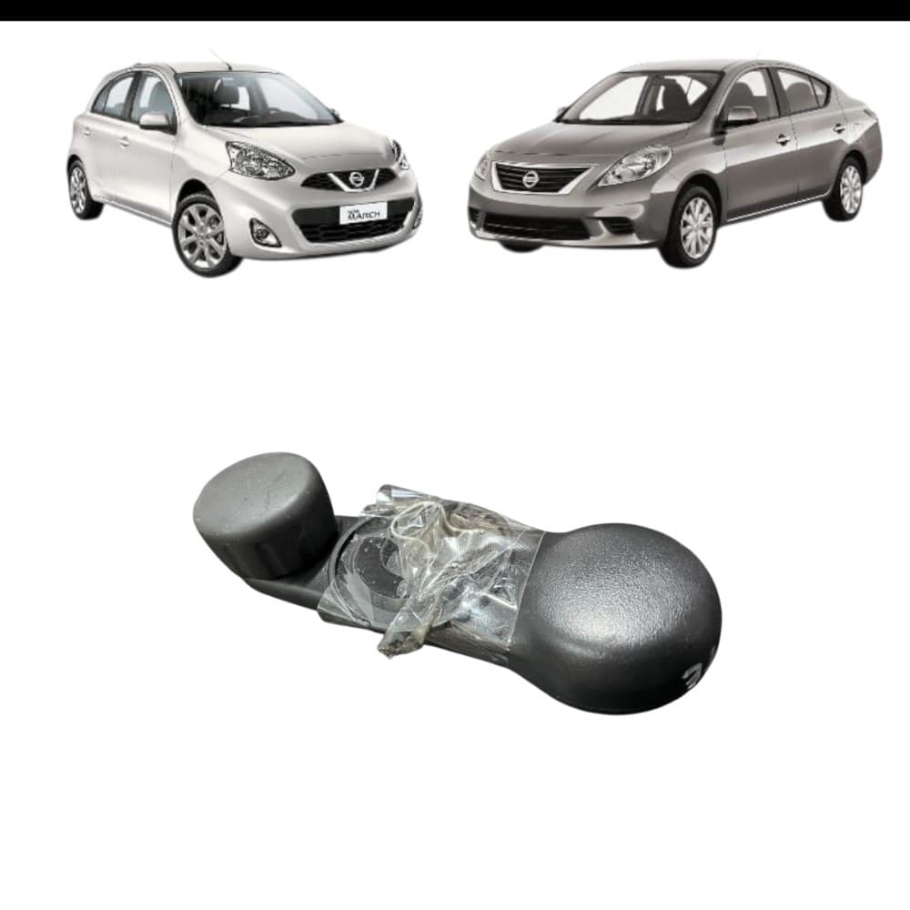 Maçaneta Interna esquerdo Nissan Kicks 2016 a 2024 Cromada
