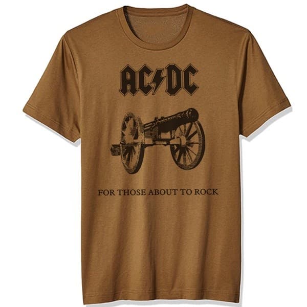 Camiseta Algodao ACDC Bandas de Rock Banda Musica Ac Dc Hardrock Angus Young Bonobo